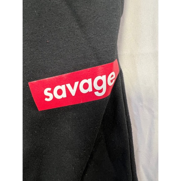 Brooklyn Cloth Savage Black Jogger Sweatpants Kids Size L J5 - Picture 6 of 8